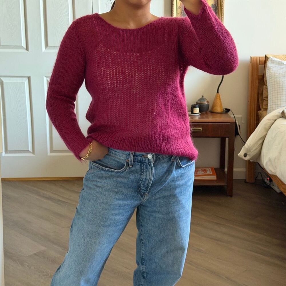 Mohair lightweight sweater